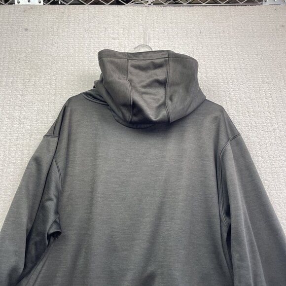 Shimano Cycling / Fishing Outdoors Athletic Hoodie Men Sz L Black w/ Blue Logo** - Picture 15 of 16